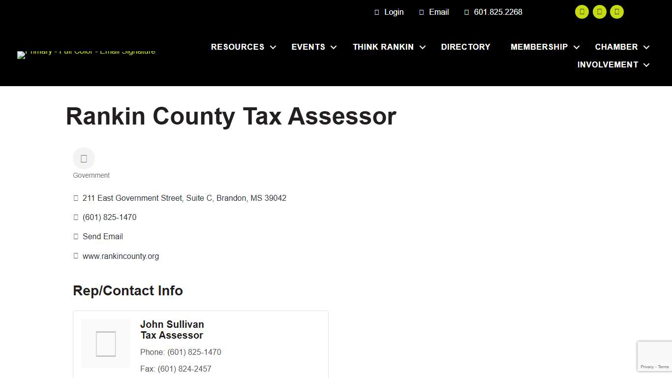 Rankin County Tax Assessor Government